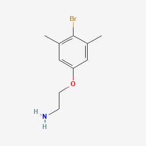 molecular formula C10H14BrNO B8327824 2-(4-Bromo-3,5-dimethylphenoxy)ethanamine 