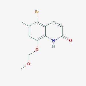 5-Bromo-8-methoxymethoxy-6-methyl-1H-quinolin-2-one