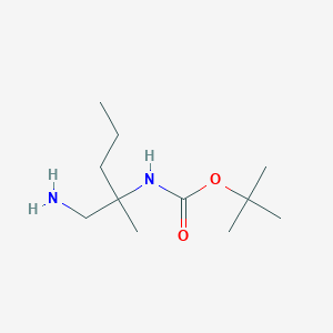 rac-tert-Butyl (1-amino-2-methylpentan-2-yl)carbamate