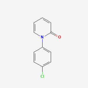 molecular formula C11H8ClNO B8327946 1-(4-chlorophenyl)pyridin-2(1H)-one 