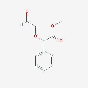 molecular formula C11H12O4 B8327988 (2-Oxo-ethoxy)-phenyl-acetic acid methyl ester 