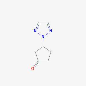 3-(1,2,3-Triazol-2-yl)cyclopentanone