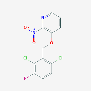 3-(2,6-Dichloro-3-fluoro-benzyloxy)-2-nitro-pyridine