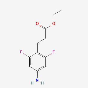 Ethyl 3-(4-amino-2,6-difluorophenyl)propanoate