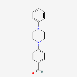 molecular formula C17H18N2O B8328046 4-(4-Phenylpiperazin-1-yl)benzaldehyde 