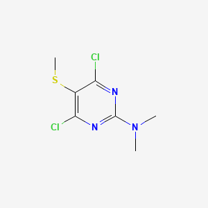 2-Dimethylamino-4,6-dichloro-5-methylthio-pyrimidine