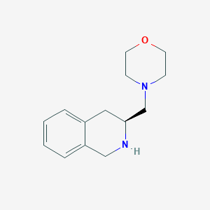 molecular formula C14H20N2O B8328054 (S)-4-((1,2,3,4-tetrahydroisoquinolin-3-yl)methyl)morpholine 