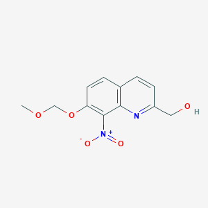 7-(Methoxymethoxy)-8-nitroquinolin-2-yl methanol