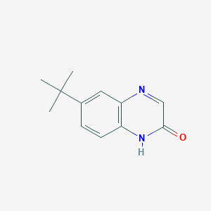 molecular formula C12H14N2O B8328142 6-tert-Butyl-quinoxalin-2-ol 
