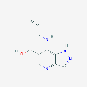 7-Allylamino-6-hydroxymethyl-1H-pyrazolo[4,3-b]pyridine