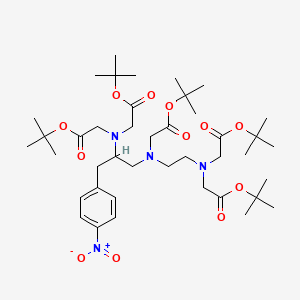 Tert-butyl 2-[(2-{bis[2-(tert-butoxy)-2-oxoethyl]amino}-3-(4-nitrophenyl)propyl)(2-{bis[2-(tert-butoxy)-2-oxoethyl]amino}ethyl)amino]acetate