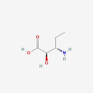 molecular formula C5H11NO3 B8328241 (2R,3S)-3-Amino-2-hydroxyvaleric acid 