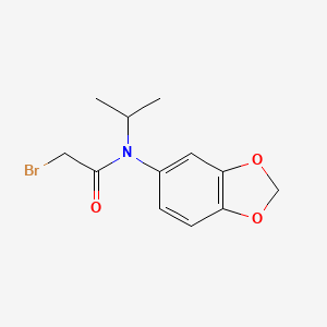 N-Isopropyl-N-(3,4-methylenedioxy-phenyl) bromoacetamide