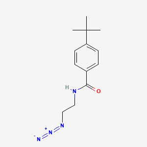 molecular formula C13H18N4O B8328326 N-(2-azidoethyl)-4-tert-butylbenzamide 