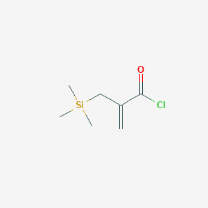 molecular formula C7H13ClOSi B8328415 2-(Trimethylsilylmethyl)acryloyl chloride 