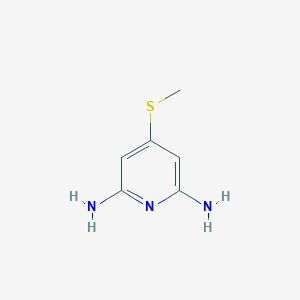 4-Methylsulfanyl-pyridine-2,6-diamine