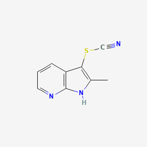 3-Thiocyano-2-methylpyrrolo[2,3-b]pyridine