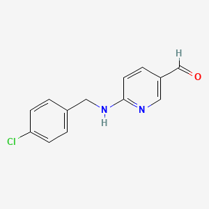 6-(4-Chloro-benzylamino)-pyridine-3-carbaldehyde
