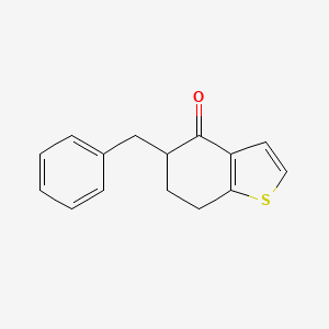 molecular formula C15H14OS B8328584 5-benzyl-6,7-dihydrobenzo[b]thiophen-4(5H)-one 