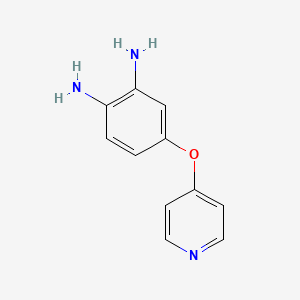 molecular formula C11H11N3O B8328587 4-(3,4-Diamino-phenoxy)-pyridine 