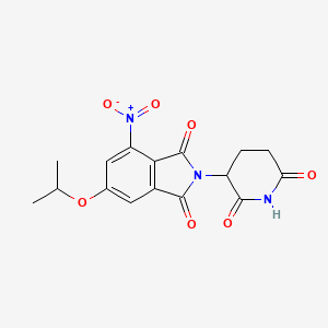 2-(2,6-Dioxopiperidin-3-yl)-6-isopropoxy-4-nitroisoindoline-1,3-dione