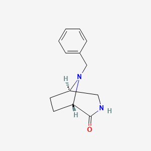 (1S,5R)-8-Benzyl-3,8-diazabicyclo[3.2.1]octan-2-one