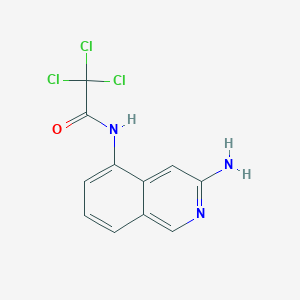 N-(3-amino-5-isoquinolinyl)-2,2,2-trichloroacetamide