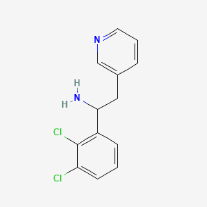 1-(2,3-Dichlorophenyl)-2-(pyridin-3-yl)ethanamine