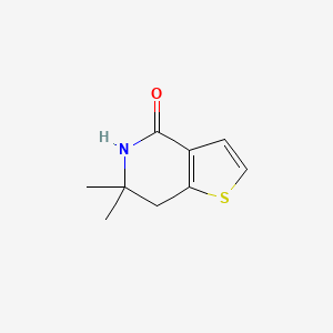 6,6-Dimethyl-6,7-dihydro-5H-thieno[3,2-c]pyridin-4-one