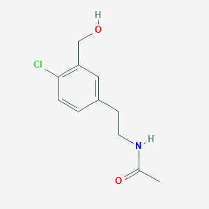 N-(2-(4-chloro-3-hydroxymethylphenyl)ethyl)acetamide