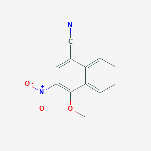 molecular formula C12H8N2O3 B8328834 4-Cyano-1-methoxy-2-nitronaphthalene 