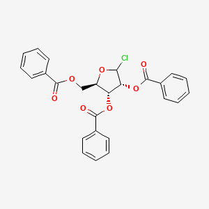 molecular formula C26H21ClO7 B8328843 2,3,5-tri-O-benzoyl-D-ribofuranosyl chloride 