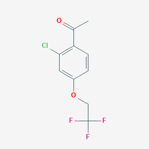 1-(2-Chloro-4-(2,2,2-trifluoroethoxy)phenyl)ethanone
