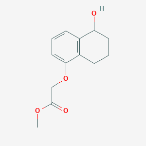 1-Hydroxy-1,2,3,4-tetrahydro-5-methoxycarbonylmethoxynaphthalene