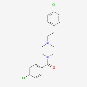 1-[2-(4-Chlorophenyl)-ethyl]-4-(4-chlorobenzoyl)-piperazine