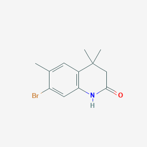 7-Bromo-4,4,6-trimethyl-3,4-dihydro-1H-quinoline-2-one