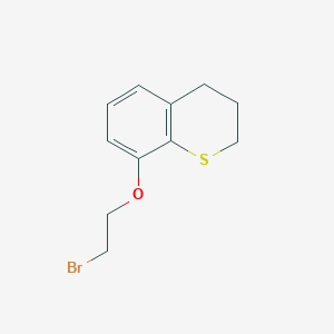 molecular formula C11H13BrOS B8329041 8-(2-Bromoethoxy)-3,4-dihydro-2H-1-benzothiopyran 