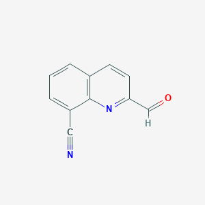2-Formylquinoline-8-carbonitrile