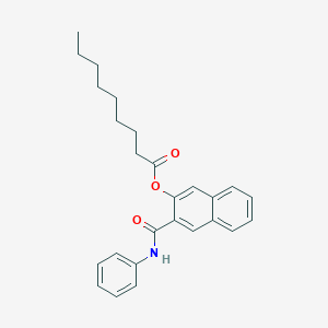 molecular formula C26H29NO3 B083292 Naphthol AS nonanoate CAS No. 10523-82-7