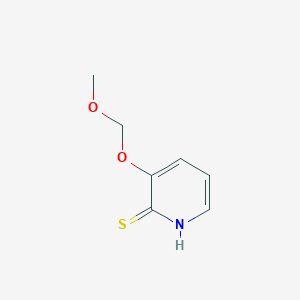 molecular formula C7H9NO2S B8329202 3-(Methoxymethoxy)pyridine-2-thiol 