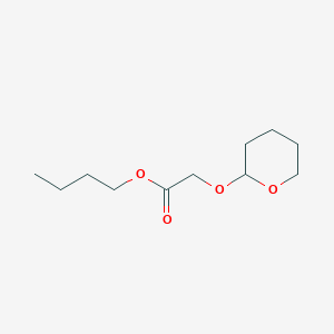 molecular formula C11H20O4 B8329224 butyl (tetrahydro-2H-pyran-2-yloxy)acetate 