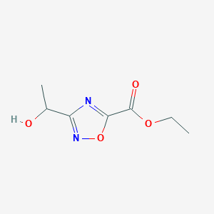 Ethyl 3-(1-hydroxyethyl)-1,2,4-oxadiazole-5-carboxylate