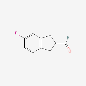 5-Fluoro-indan-2-carbaldehyde