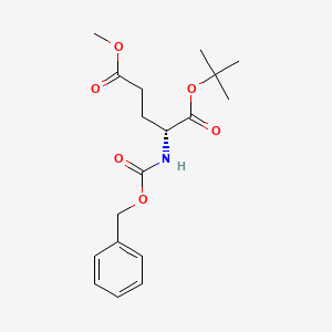 molecular formula C18H25NO6 B8329335 Z-D-Glu(OCH3)-OtBu 