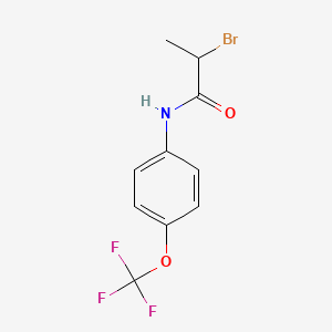 2-bromo-N-(4-(trifluoromethoxy)phenyl)propanamide