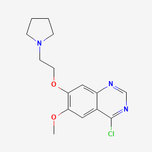 4-Chloro-6-methoxy-7-(2-(pyrrolidin-1-yl)ethoxy)quinazoline