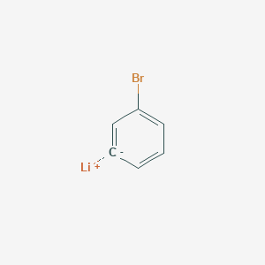 molecular formula C6H4BrLi B8329427 Lithium, (3-bromophenyl)- CAS No. 2592-86-1