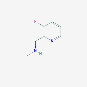molecular formula C8H11FN2 B8329434 Ethyl-(3-fluoro-pyridin-2-ylmethyl)-amine 