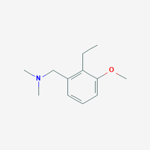 molecular formula C12H19NO B8329466 (2-Ethyl-3-methoxybenzyl)dimethylamine 