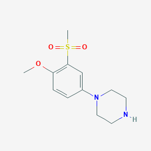 1-(3-Methanesulfonyl-4-methoxy-phenyl)-piperazine